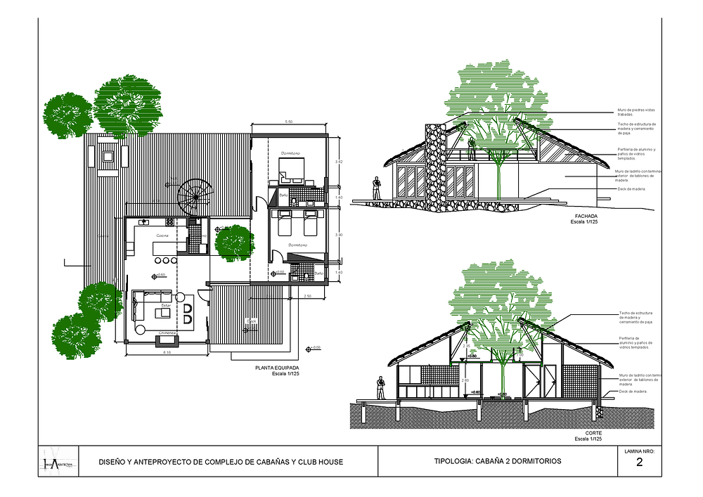 EcoVita Country Club Blockhaus Variante 2