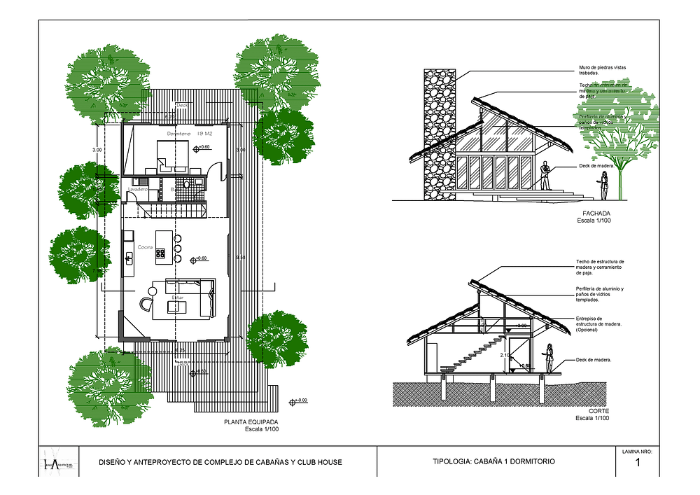 EcoVita Country Club Blockhaus Variante 1