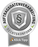seal_grey_small Seal Auftragsdatenverarbeitung mit Klick-Tipp