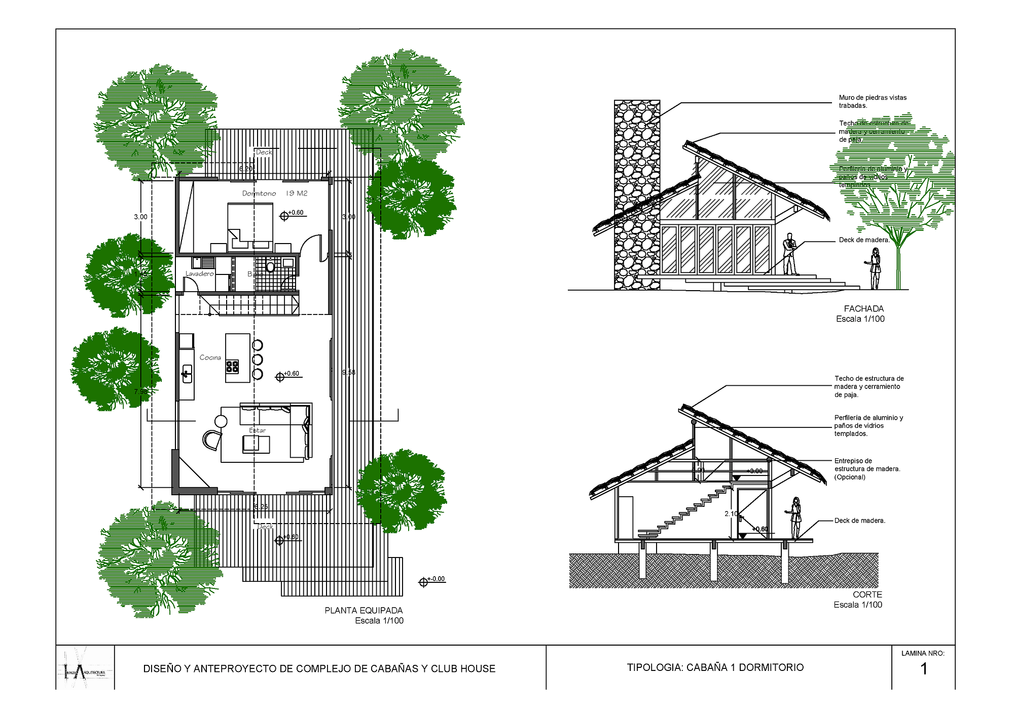EcoVita Country Club Blockhaus Variante 1