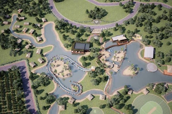 EcoVita-Country-Club-Demo-Lagune-3 3D-Ansicht-Luftbild-Lagune-3